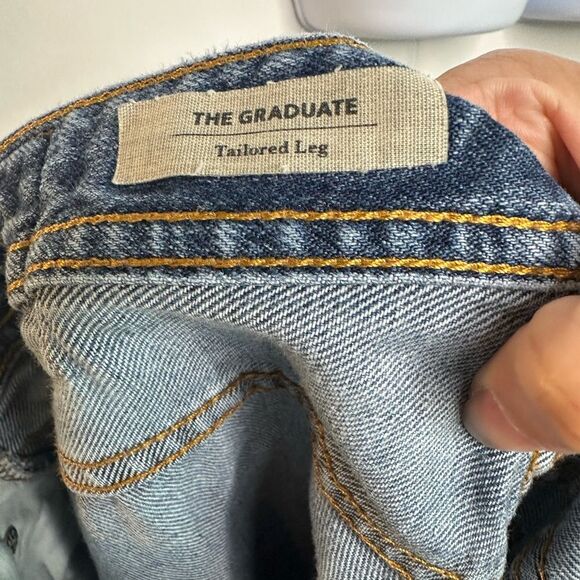 AG Adriano Goldschmied The Graduate Tailored Leg Men's Blue Jeans Size 31 - Picture 10 of 12